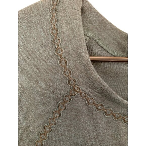 NWT Max Studio Green Raglan Pullover Shirt Dress XL NWT Bishop Sleeve RT10533 - Picture 8 of 9